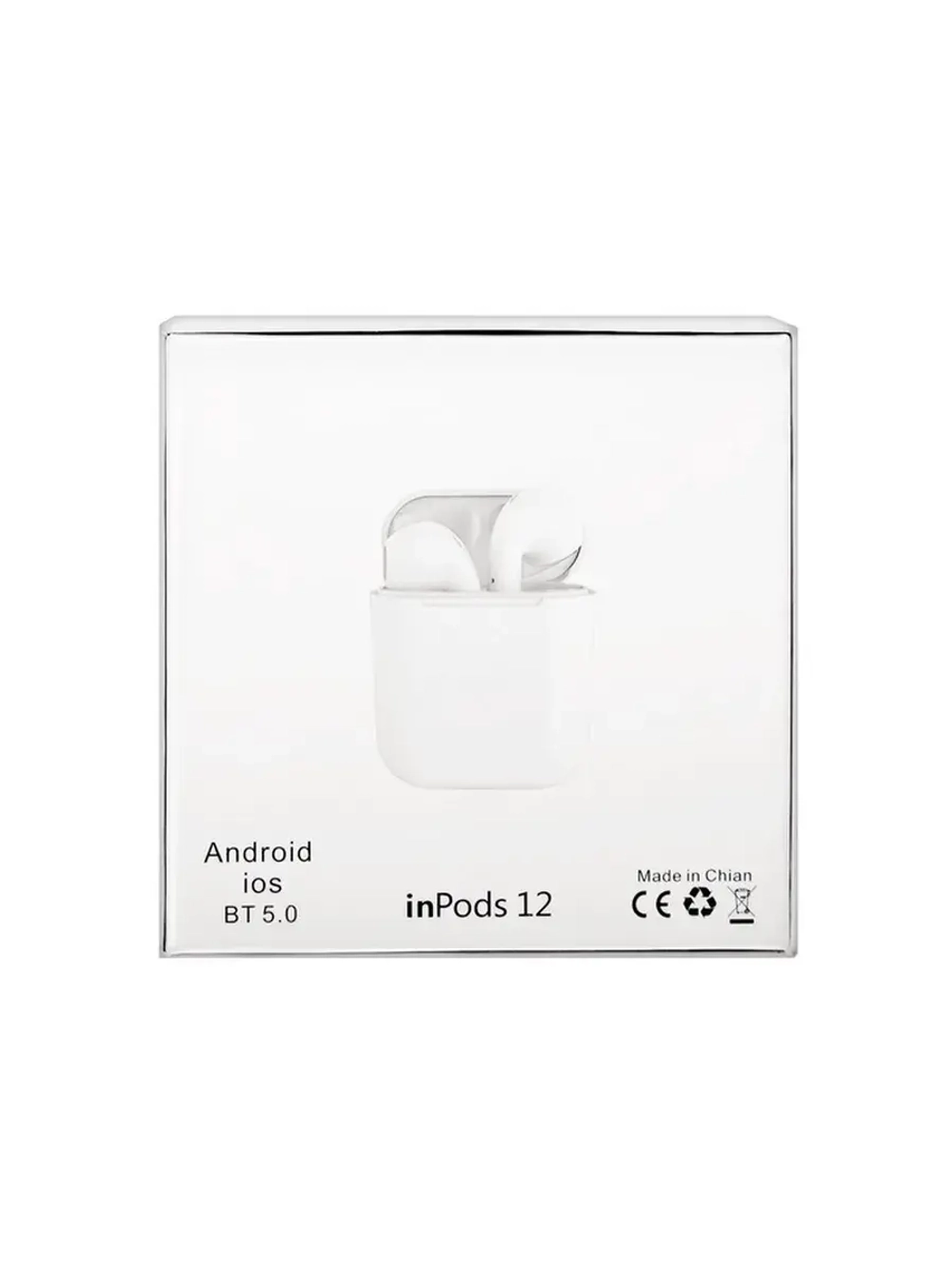 Наушники беспроводные Luazon i12, TWS, вкладыши, Bluetooth 5