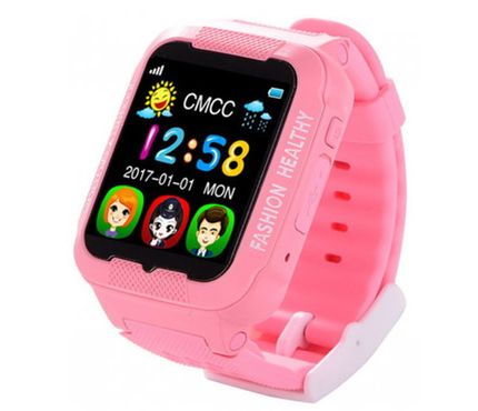 Детские часы с GPS Smart Baby Watch K3 Розовые