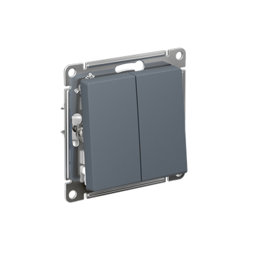 Выключатель 2-кл. AtlasDesign (сх. 2) 10А с самовозвратом механизм грифель SE ATN000717