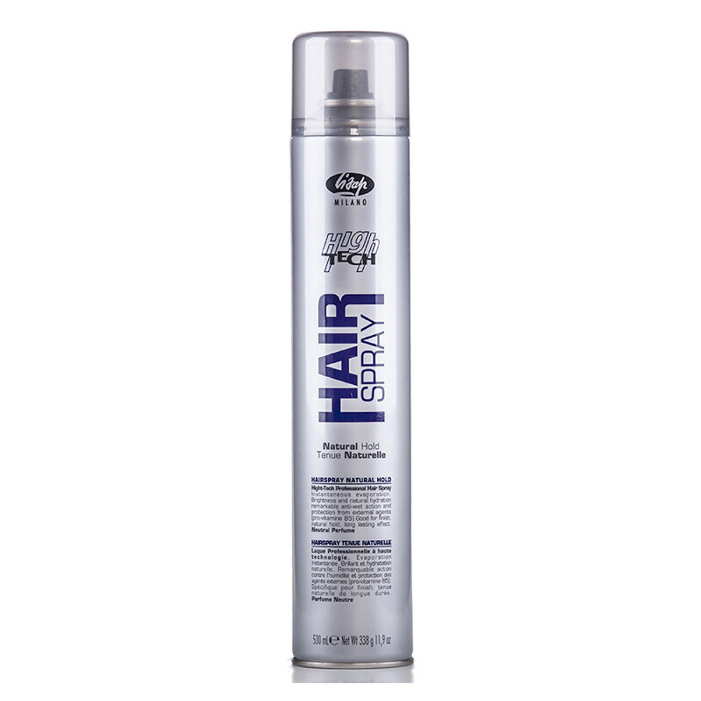 Лак для укладки волос нормальной фиксации Lisap High Tech Hair Spray Natural Hold