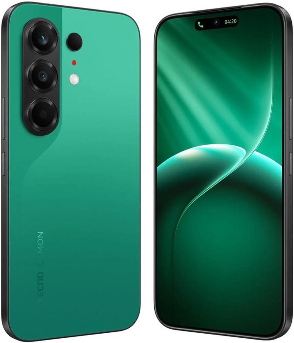 6.78" Смартфон TECNO Camon 50 8/256Gb,  NFC,  AMOLED,  144Гц,  6500мAч,  зеленый
