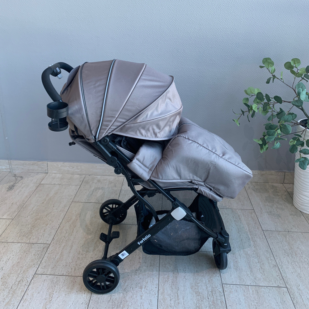 Kоляска детская прогулочная Farfello Comfy Go Comfort (Greige/Серо-бежевый CG-002)