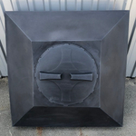 Ёмкость для душа  210л Политим 210 л. прямоугольный (950x950x400см;черный) - арт.560737