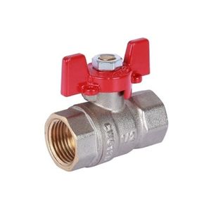 Шаровые краны Rommer RBV-0003 ВР/ВР, ручка-бабочка