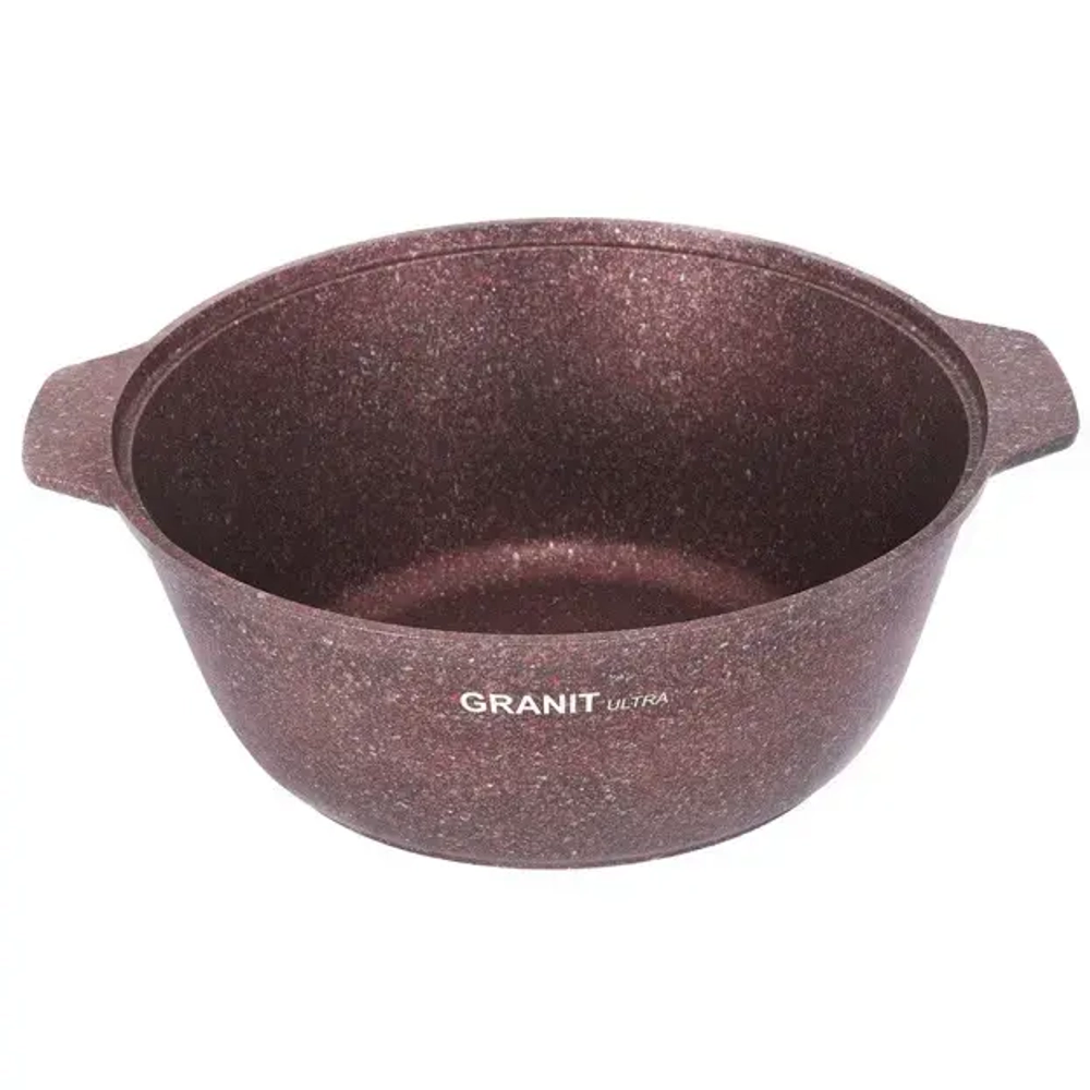 Кастрюля-жаровня 3л «Granit ultra» (red) со стеклянной крышкой жга31а