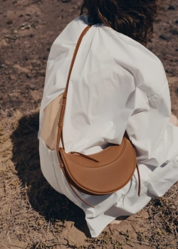 POLENE СУМКА NUMERO DIX, ЦВЕТ ВЕРБЛЮЖЬЕЙ ШЕРСТИ