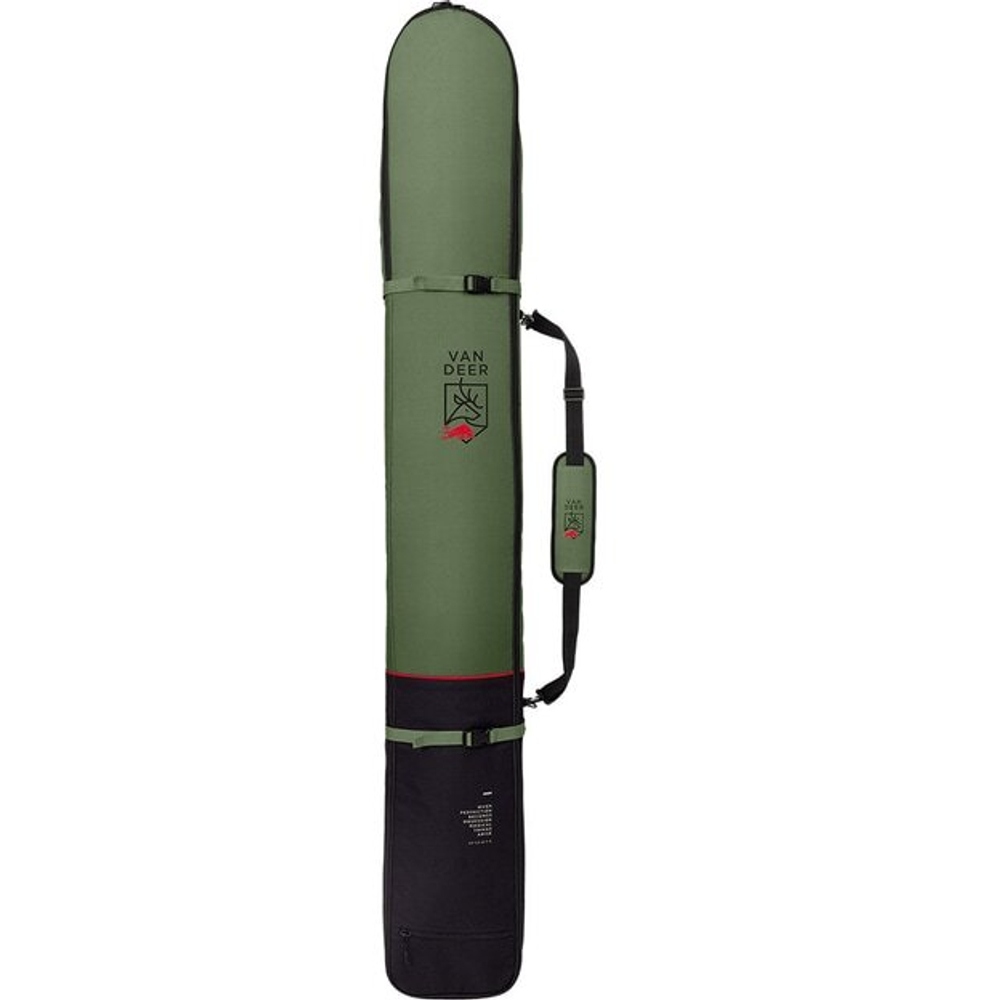 VAN DEER 25/26 чехол для лыж Van Deer Ski Carrier 100L khaki/black для 2 пар лыж