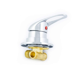 Смеситель для душевой кабины под гайку, универсальный