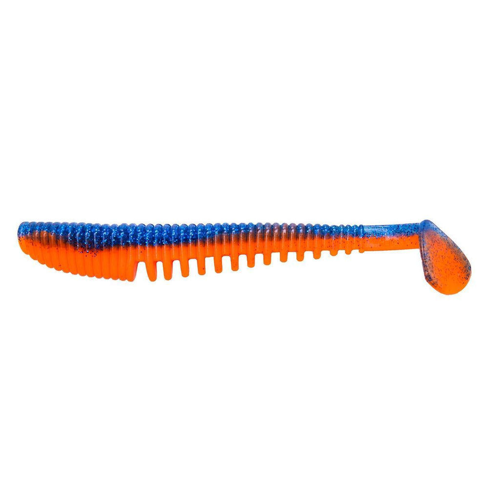 Виброхвост Varuna 4,33"/11см Star Blue & Orange 7шт. (HS-35-044) Helios