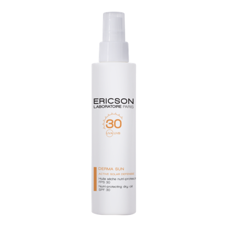Ericson Laboratoire Солнцезащитное масло SPF30 SPF 30 Nutri-Protecting Dry Oil 150 мл. Для тела