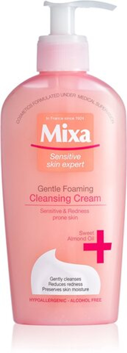 MIXA Anti-Redness - нежный пенящийся крем для умывания /   200  ml  / GTIN 3600550816563