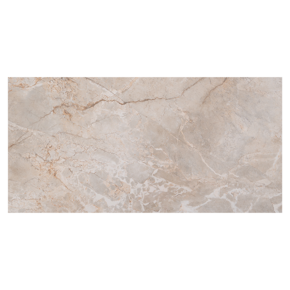 Керамогранит Leopard Marb silve 60x120 см 1.44 м² глянцевый цвет коричневый