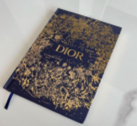 Блокнот "Dior" синий в золото (5)14