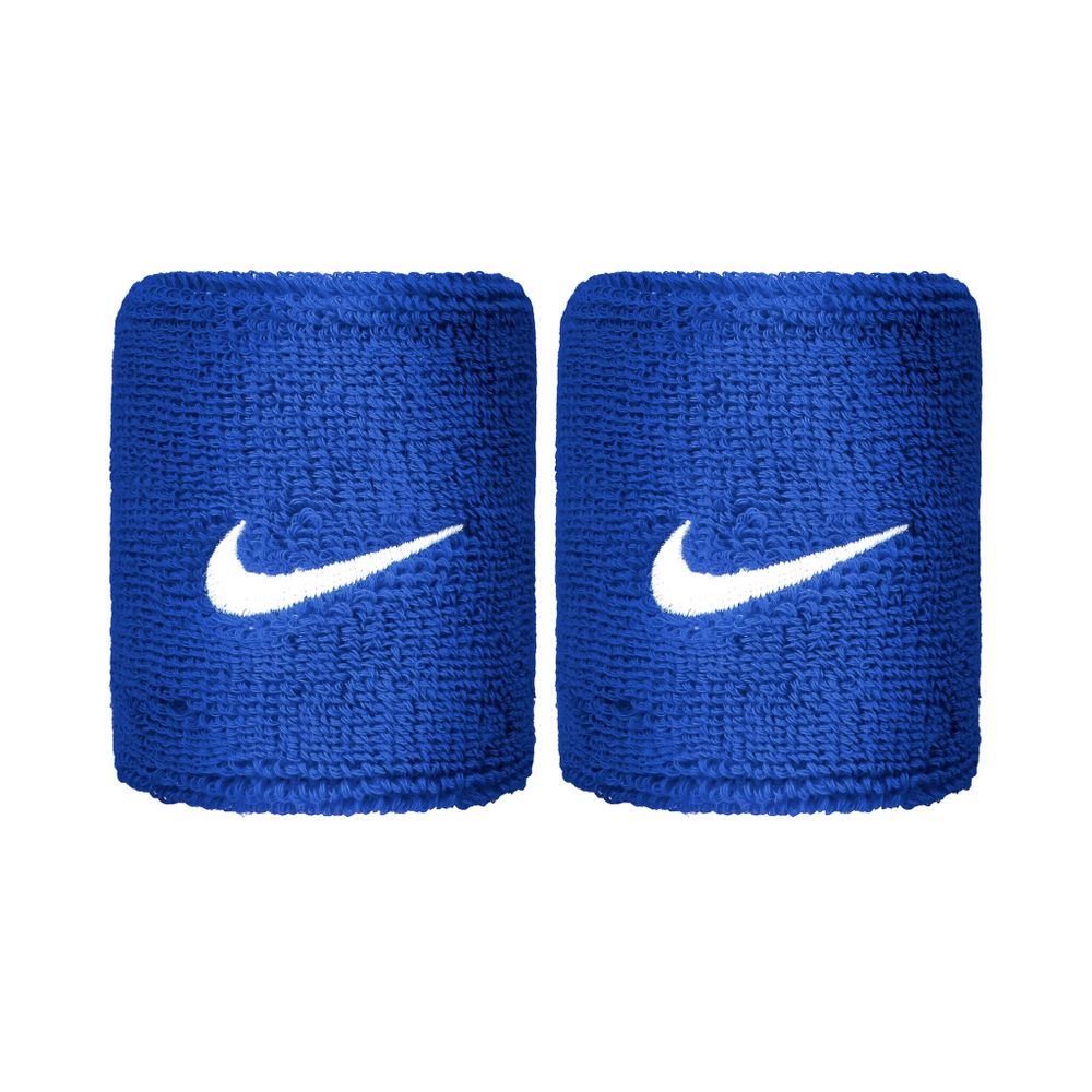 Nike Swoosh Wristband 2 Pack - Blue, White