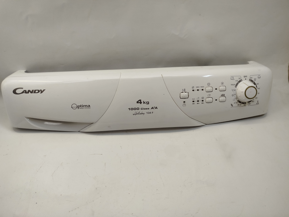 405 Силовой модуль управления в сборе с панелью индикации для стиральной машины Candy Holiday 104F / 5625AC б/у