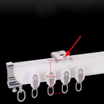 Изогнутый алюминиевый карниз для штор, тихий ход