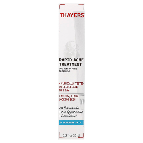 Thayers, Rapid Acne Treatment, средство от акне, для кожи, склонной к акне, 20 мл (0,68 жидк. унции)