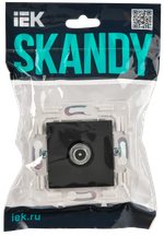 SKANDY Розетка TV проходная SK-A17T титан IEK