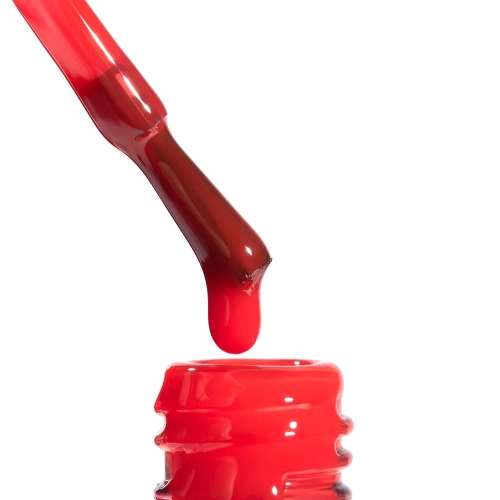 Витражный топ для гель-лака Adricoco (красный), 8 мл