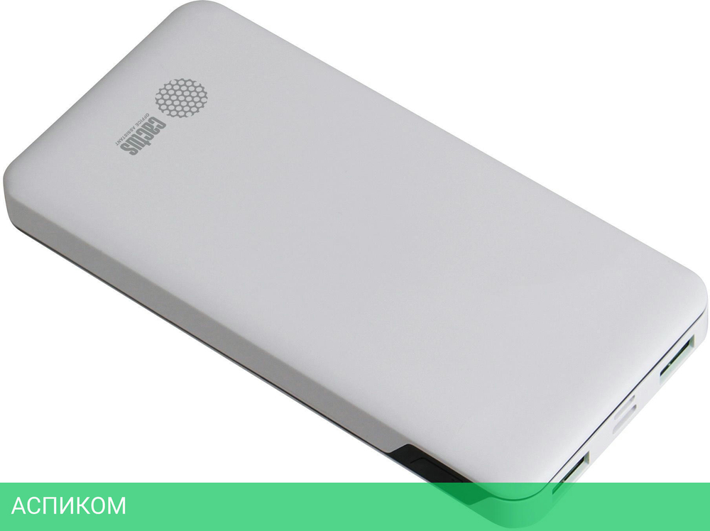 Портативное зарядное устройство Cactus CS-PBFSKT-10000 белый