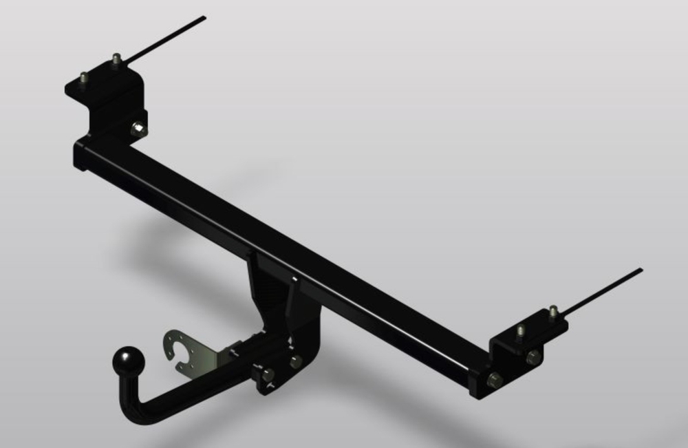 Фаркоп AvtoS для Geely Coolray (2019-) с универсальной электрикой Smart(блок) и сертификатом в комплекте, арт.(GL 02+smart)