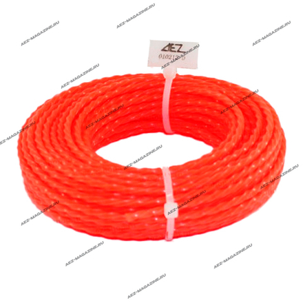 Леска триммерная AEZ серии ULTRA PRO Twistop, сечение-витой квадрат 3,00мм(15м) стикер