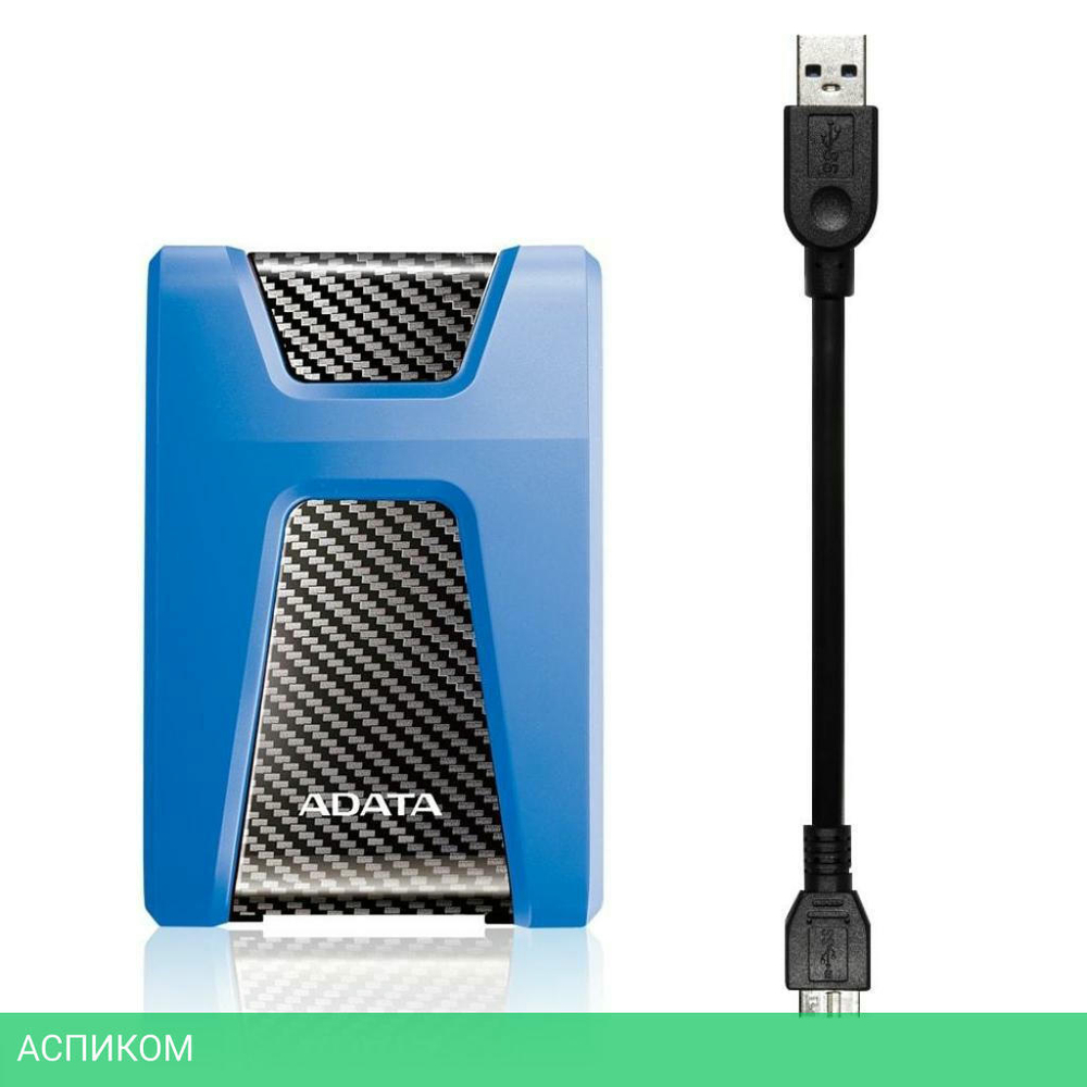 Внешний накопитель A-Data HD650 1Tb USB Blue (AHD650-1TU31-CBL)