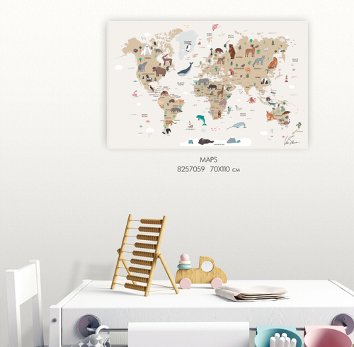 Картина на холсте Maps
