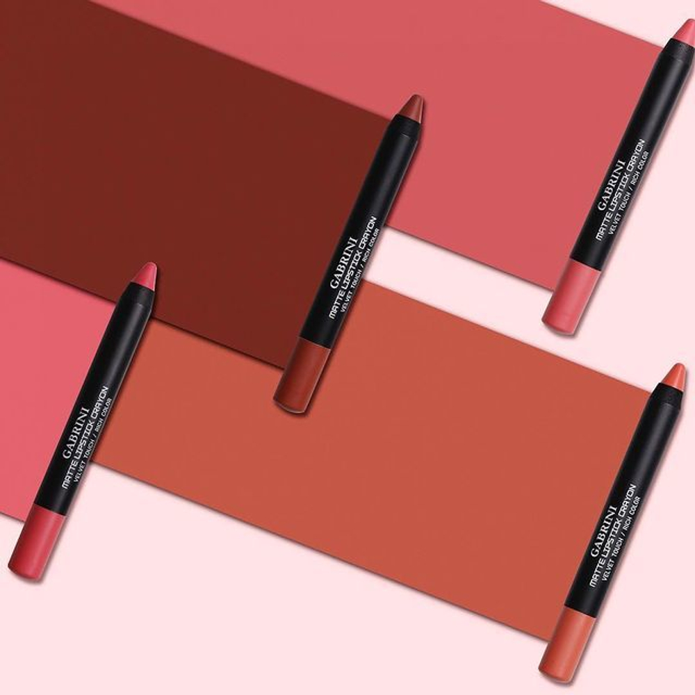 Gabrini. Карандаш для губ Matte Lipstick Crayon