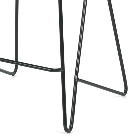 Полубарный стул Origami черный 