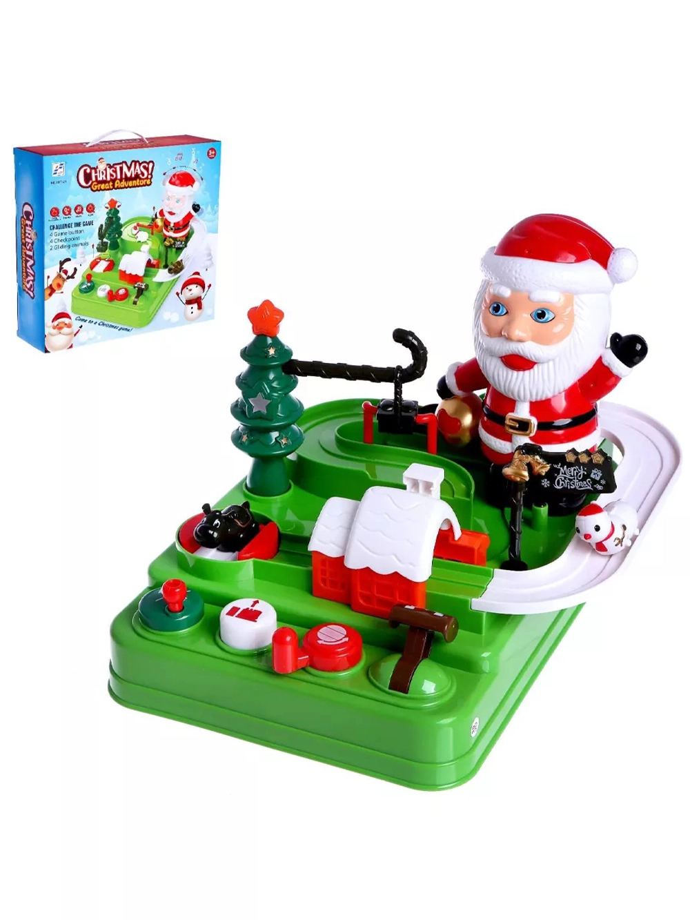 Настольная игра-лабиринт Рождественская гонка