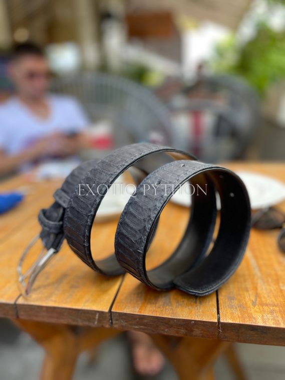 Ремень из кожи питона AC-104