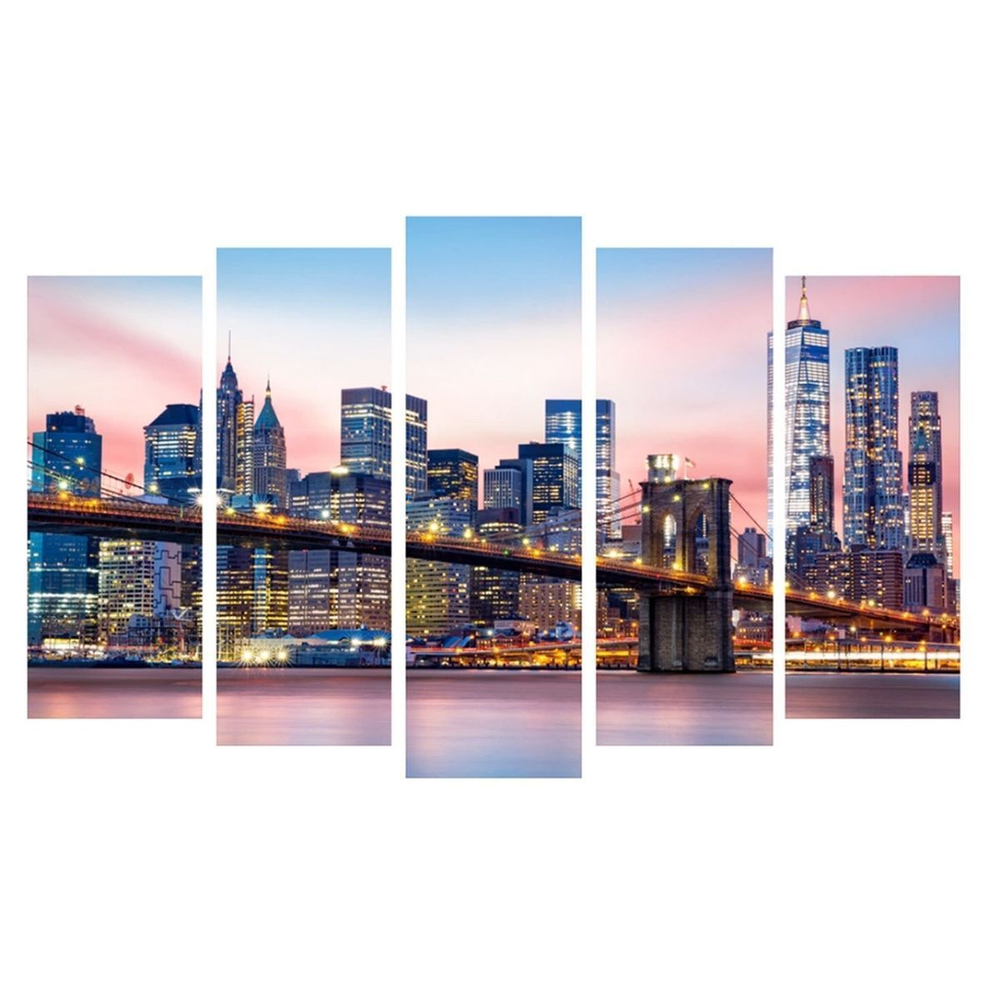 Картина модульная, 125х80 см, 5мод, X-337H