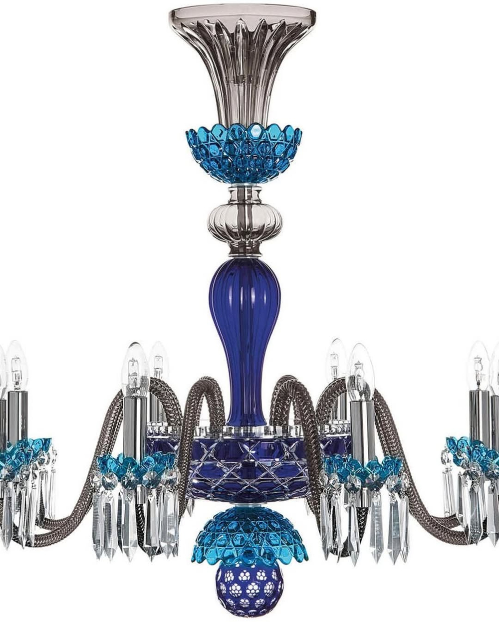 Эффектная люстра из цветного стекла ✨