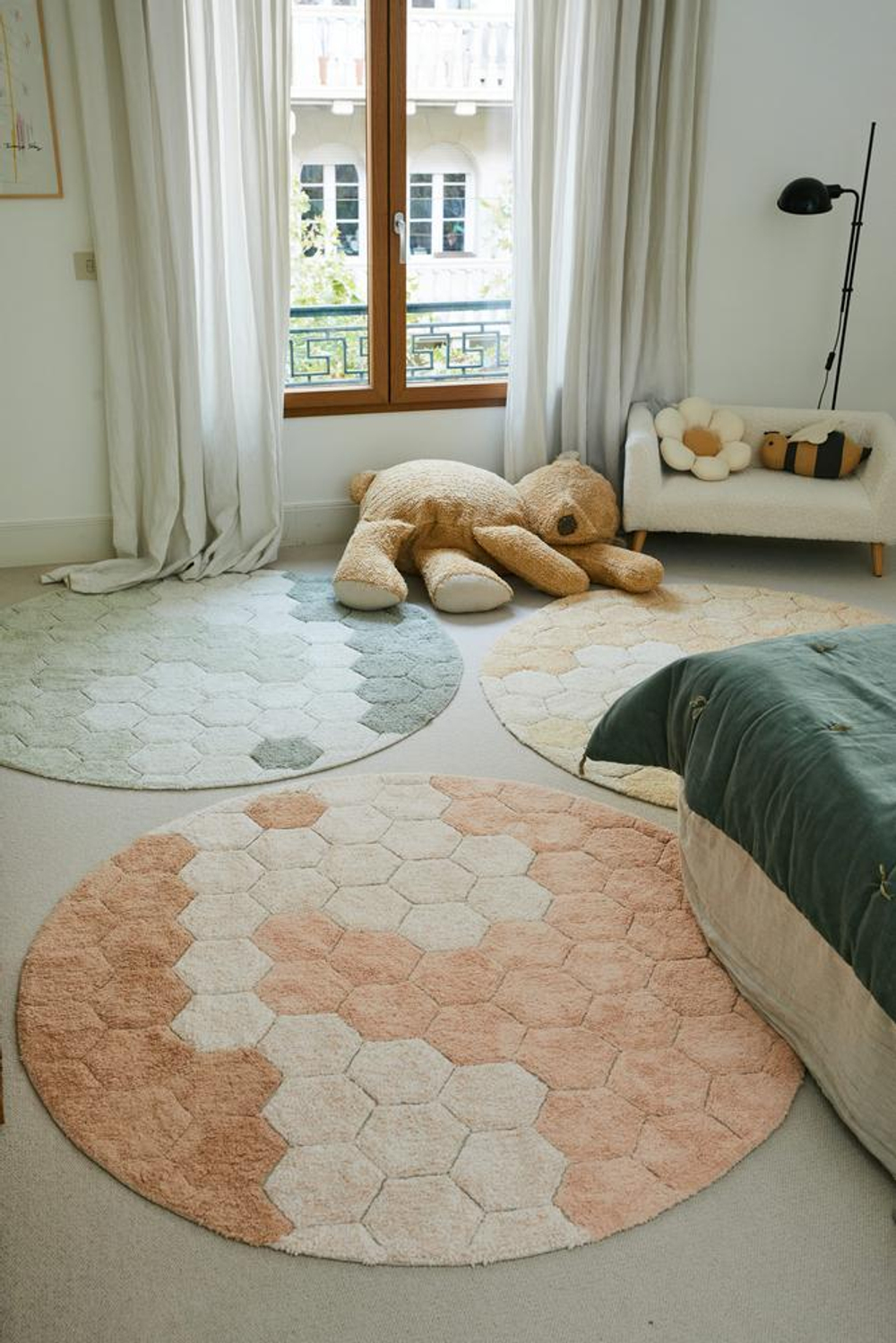 Ковер Lorena Canals Honeycomb Rose (140Ø см)