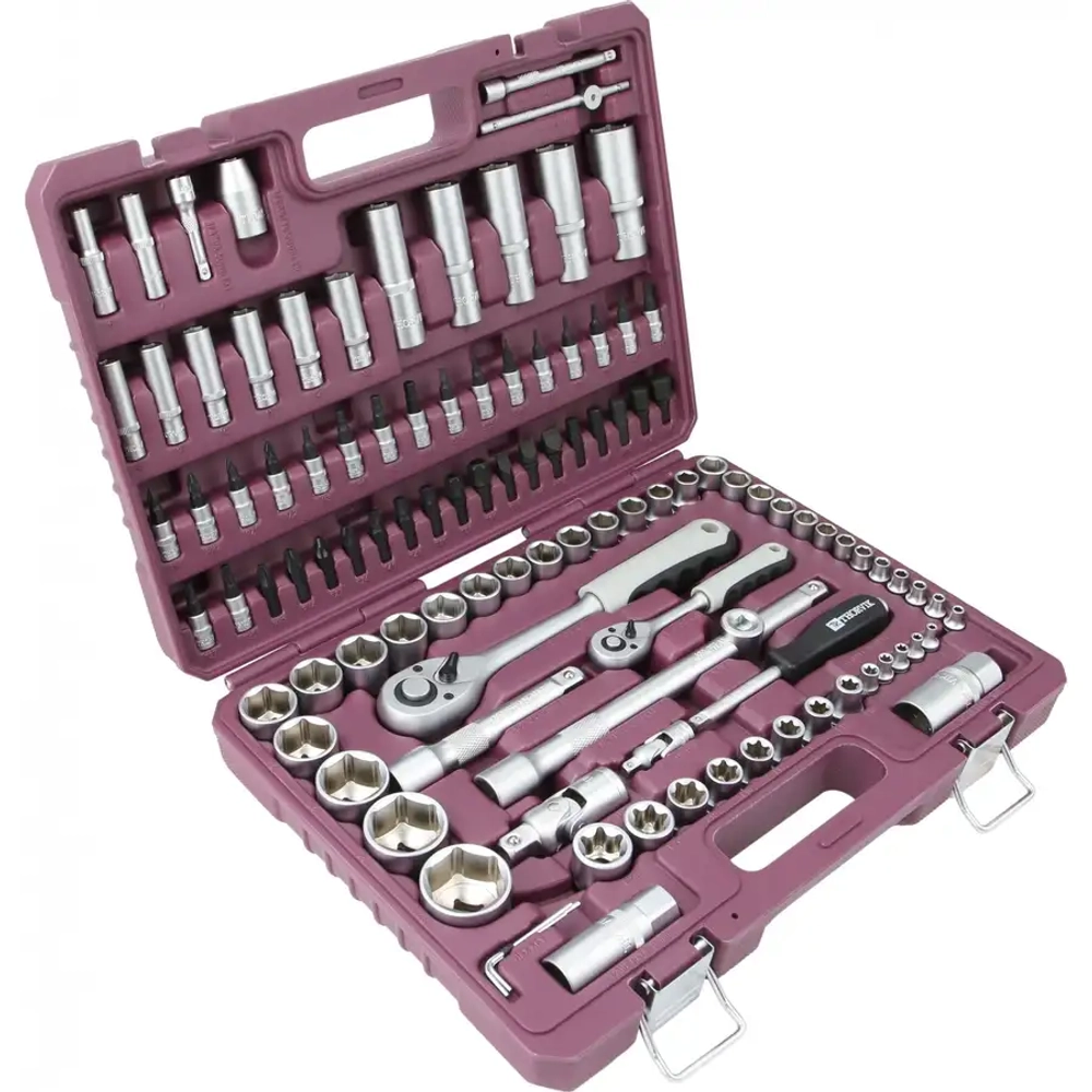 Набор инструмента универсальный 1/4", 1/2"DR THORVIK TS108
