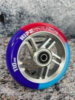 Колесо HIPExtreme H5 mix 110*24 мм, серебро/розовый/голубой/фиолетовый