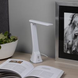 Настольный светильник ЭРА NLED-503-11W-W светодиодный белый | Светодиодные настольные лампы