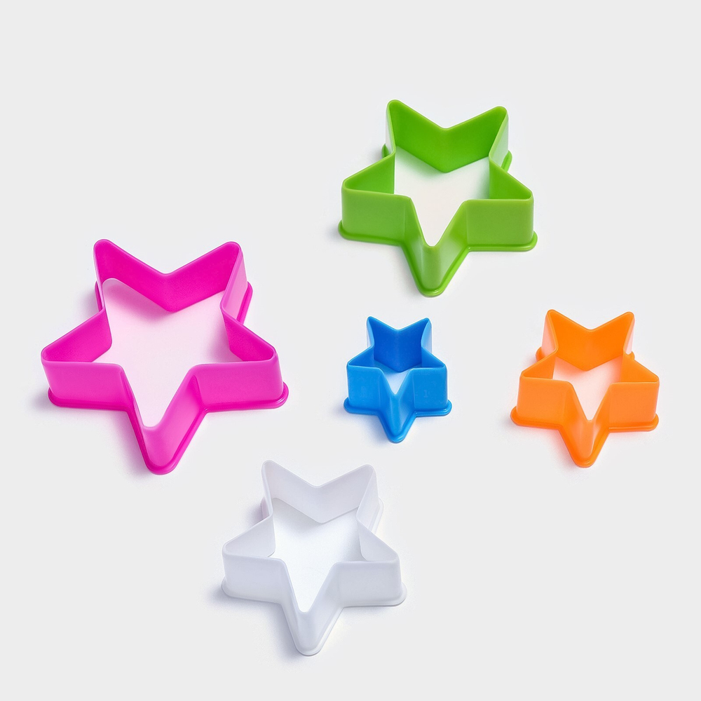 Набор форм для печенья "Звезда" (5шт.)
