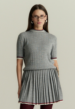 Джемпер с коротким рукавом GIA