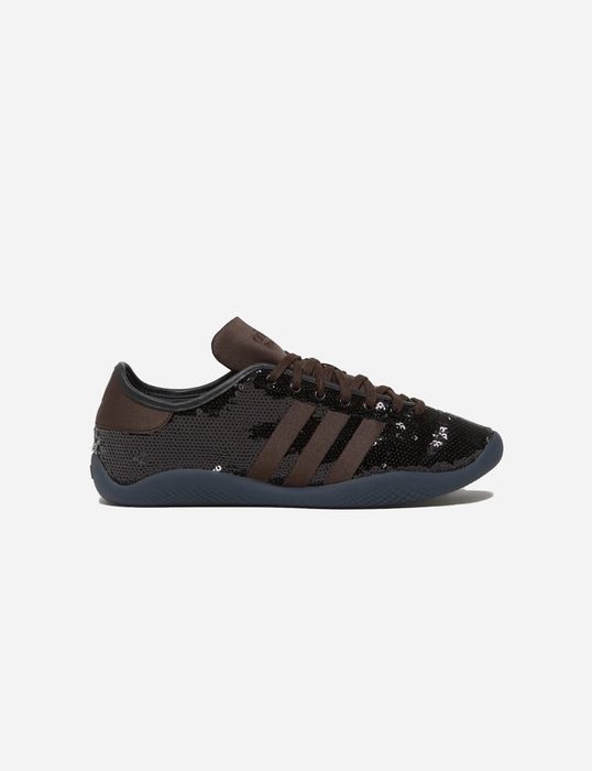 adidas x Wales Bonner Karintha Sequin Sneaker in Dark Brown