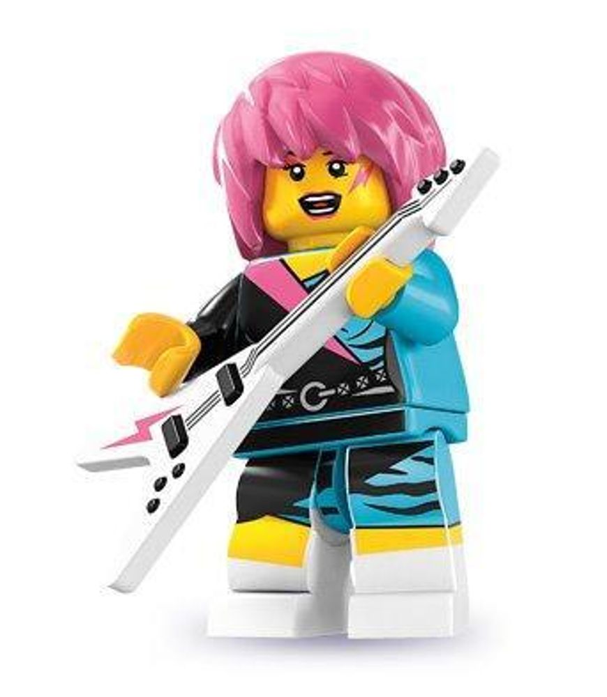 Минифигурка LEGO 8831 - 15 Девушка-рокер
