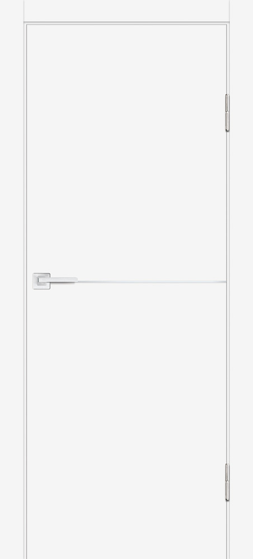 Дверь P-19 AL молдинг / Цвет Белый / Двери PROFILO PORTE