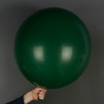 Шар (36''/91 см) Темно-зеленый, пастель, 1 шт.