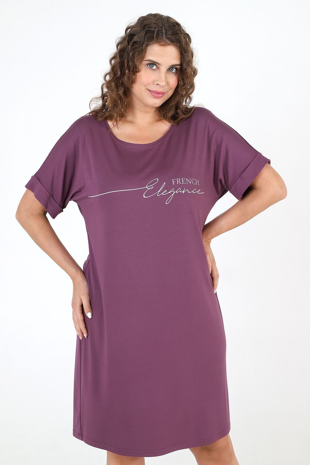 Туника Француженка Виотекс БРУСНИЧНЫЙ