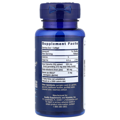 Life Extension, PalmettoGuard®, сереноя и бета-ситостерол, 30 капсул