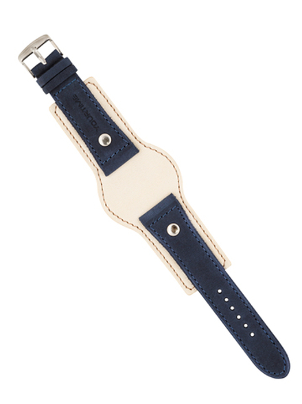 Ремешок на часы широкий, натуральная кожа