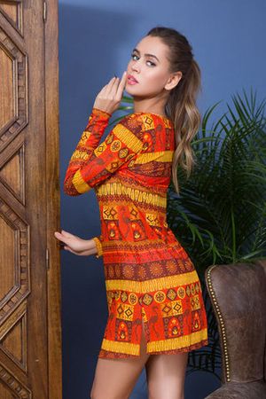 Женская сорочка Adelin 19214 Orange Mia-Mia