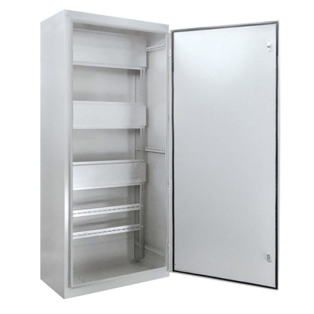 Каркас напольный цельносварной ЭРА ВРУ-1 (2000х800х450) IP54 в комплекте с боковыми панелями серый | Шкафы напольные металлические и принадлежности