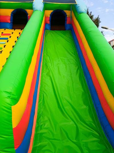 Коммерческий надувной батут «Дракончики», 16x11x8.5